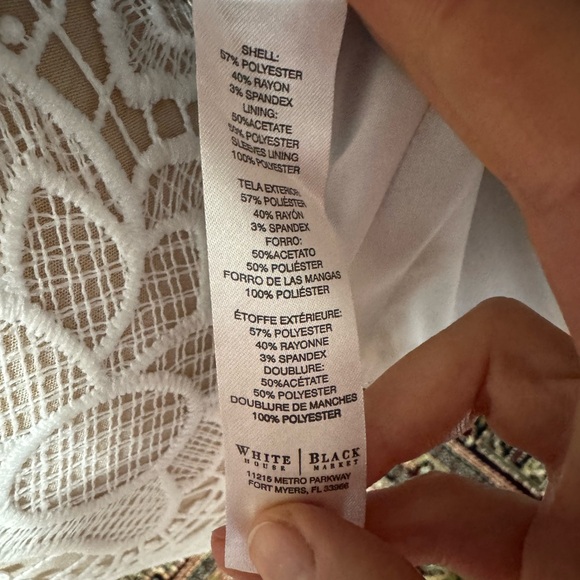 WHBM jacket. New, newer worn, no tags. Size 4. Lots of interesting details. - Picture 8 of 8